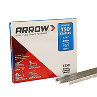 Arrow T50 1/4" Staple T501/4-1.25PK