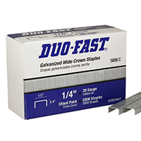 5008-C Duo-Fast 1/4" Galvanized Wide Crown Staple 508C