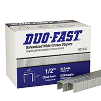 5016-C Duo-Fast 1/2" Galvanized Wide Crown Staple 5016C-5M