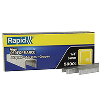 Rapid Fine Wire Staple 19/6