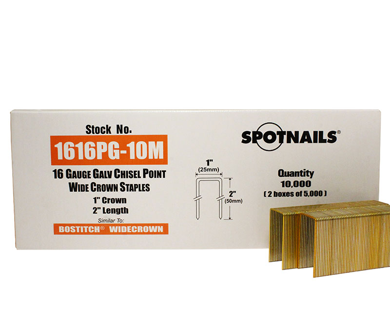 Spotnail Construction Staple - 16S2-50G - For Sale